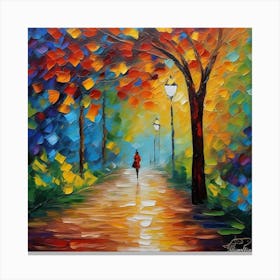 Walk In The Park Canvas Print