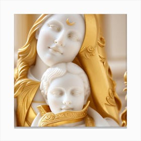 Fantasy Mary And Child Canvas Print