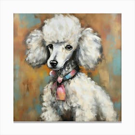 Poodle dog Canvas Print