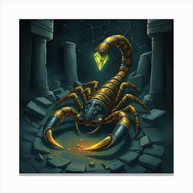 Scorpion 45 Canvas Print