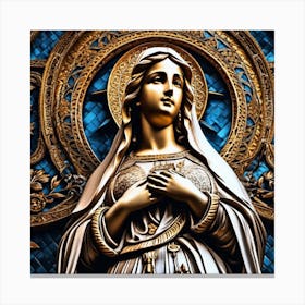 Virgin Mary 41 Canvas Print