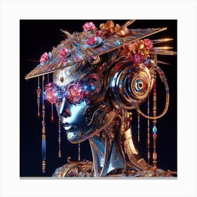 Futuristic Woman 21 Canvas Print