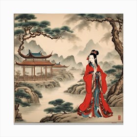 Chinese Painting Canvas Print