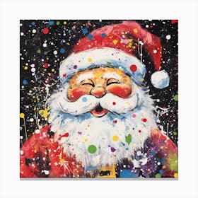 Santa Claus Laughing Canvas Print