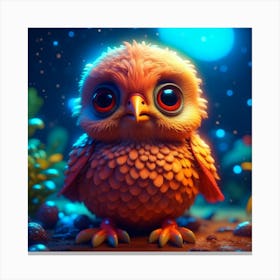 Baby Owl Canvas Print