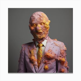 Moldy Man With A Moldy Suit Canvas Print