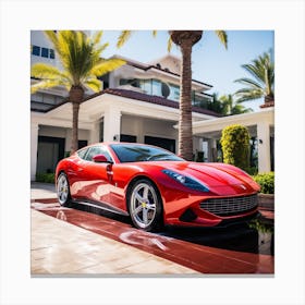 Ferrari California Canvas Print