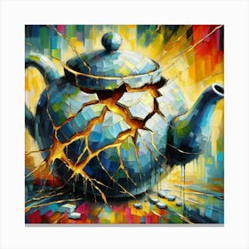 Broken Teapot 1 Canvas Print