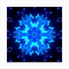 Abstract Psychedelic Fractal Pattern Canvas Print