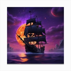 Haunted Galleon Canvas Print