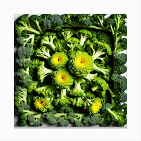 Broccoli Flower Canvas Print