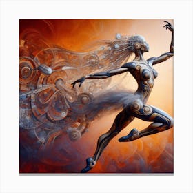 Dancer In Motion Canvas Print