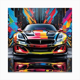 Car Painting 21 Canvas Print