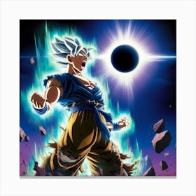 "Goku Energy Warrior" [Risky Sigma] Canvas Print