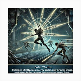 Solar Wraiths Role Converted Canvas Print