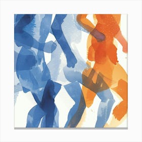 Runner'S Race 6 Canvas Print