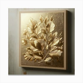 Gold Leaf Canvas Print