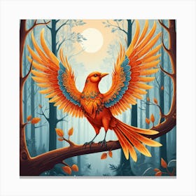 Phoenix Bird Canvas Print