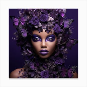 Purple Beauty 2 Canvas Print