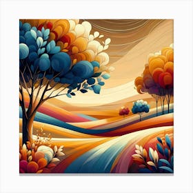 Landscape Painting 195 Canvas Print