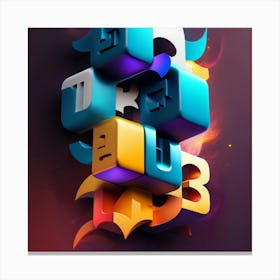 Professional Logo For The Puzzle Channel 1 Canvas Print
