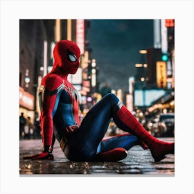 Spider-Man kl Canvas Print