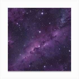 Space Background Canvas Print