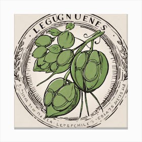Legumes As A Logo (58) Canvas Print