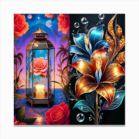 Diamond Painting Canvas Print