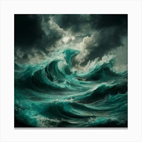 Stormy Seas 17 Canvas Print