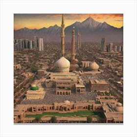 Islamic City 13 Canvas Print