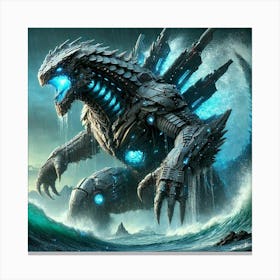 Leviathor Abyssal Colossus Canvas Print