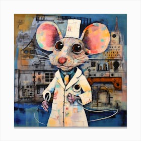 Doctor Mouse Canvas Print