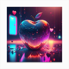 Shiny Apple Canvas Print