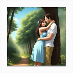Forest of Affection Canvas Print