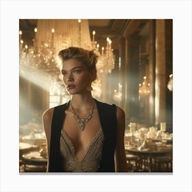 Fancy dinner Canvas Print