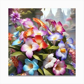 Flowers In A Vase 1 Canvas Print