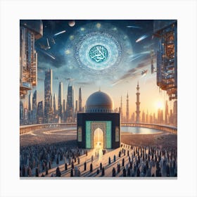 Islamic City 7 Canvas Print