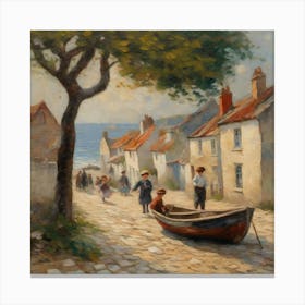 seaside village 6 Canvas Print