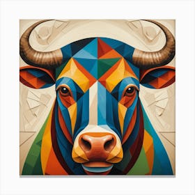 Bull Head 1 Canvas Print