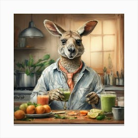 Kangaroo 21 Canvas Print