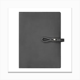 Black Leather Journal Canvas Print