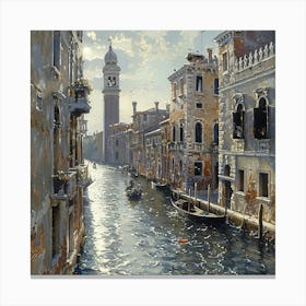 Venice Canal 1 Canvas Print