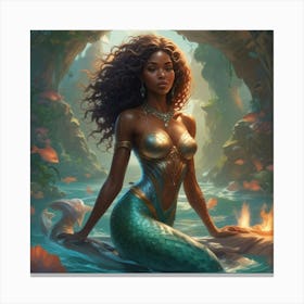 Mermaid 5 Canvas Print