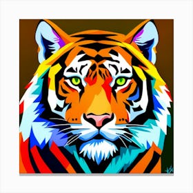 Colorful Tiger Canvas Print