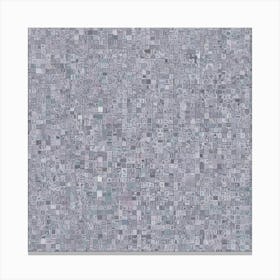 Grey Squares Canvas Print