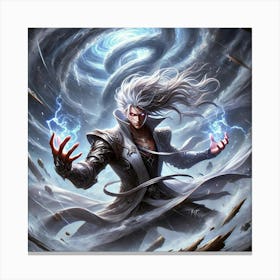 Archon Zephyros Winds Wrath Canvas Print