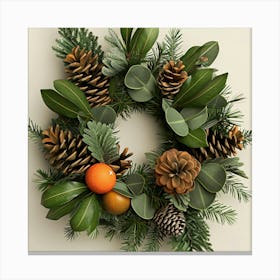 Christmas Wreath 3 1 Canvas Print