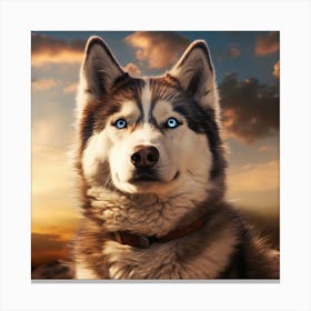 Husky Dog Canvas Print