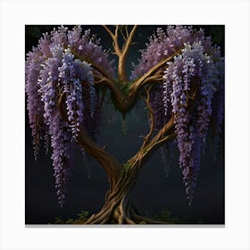 Wisteria Tree Canvas Print